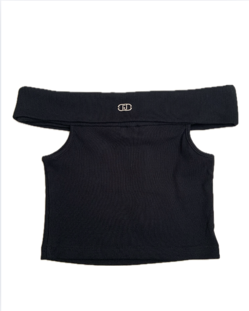 LIU JO TOP CORTO A COSTINE